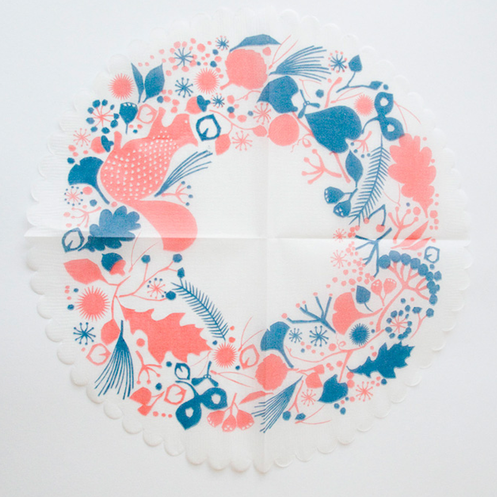 Classiky Set Of 20 Lace Napkins (Risu no Mori)