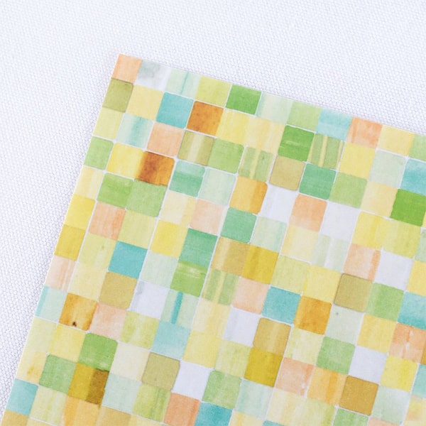 Chamil Garden Masking Sheet/Washi Paper Sticker - Mosaic