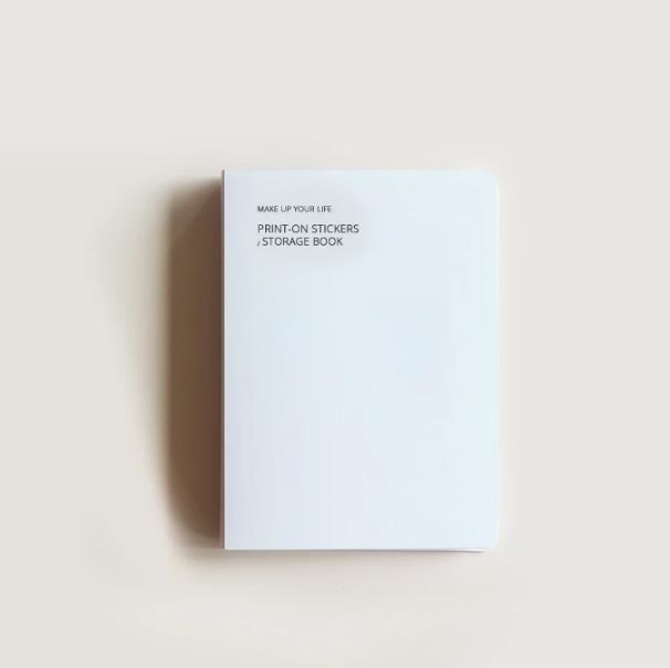 MU Print On Sticker Storage Book