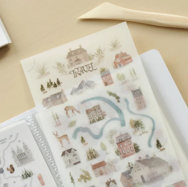 MU Print On Sticker Storage Book