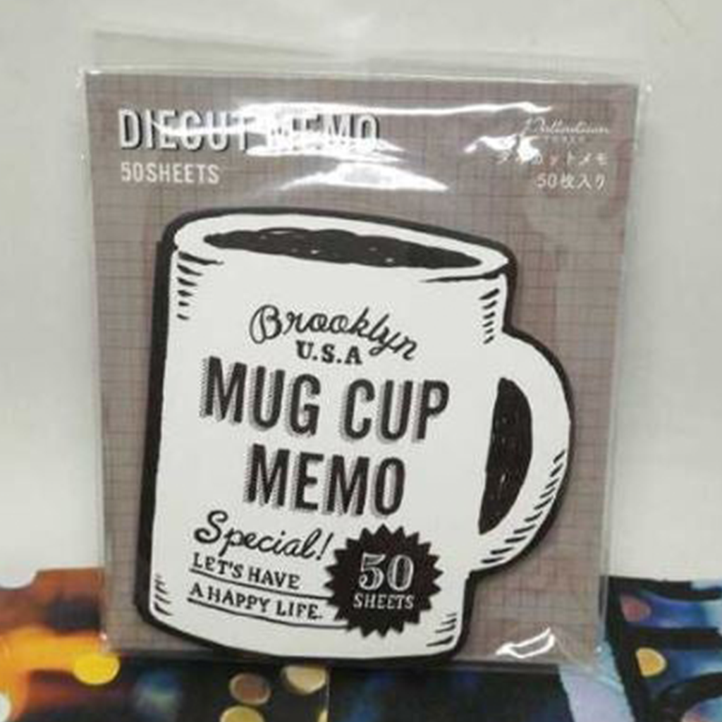 Palladium Die-Cut Mug Cup Memo