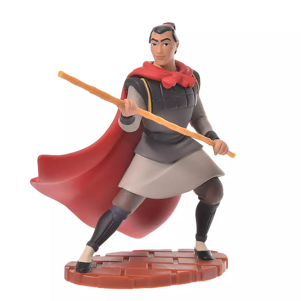 Disney Mulan Li Shang Figur – PVC, 10,2 Cm Hoch, Mit Goldener Kordel