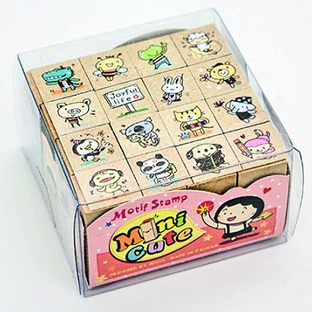 Micia Mini Cute Stamp Set - My Animals Friends