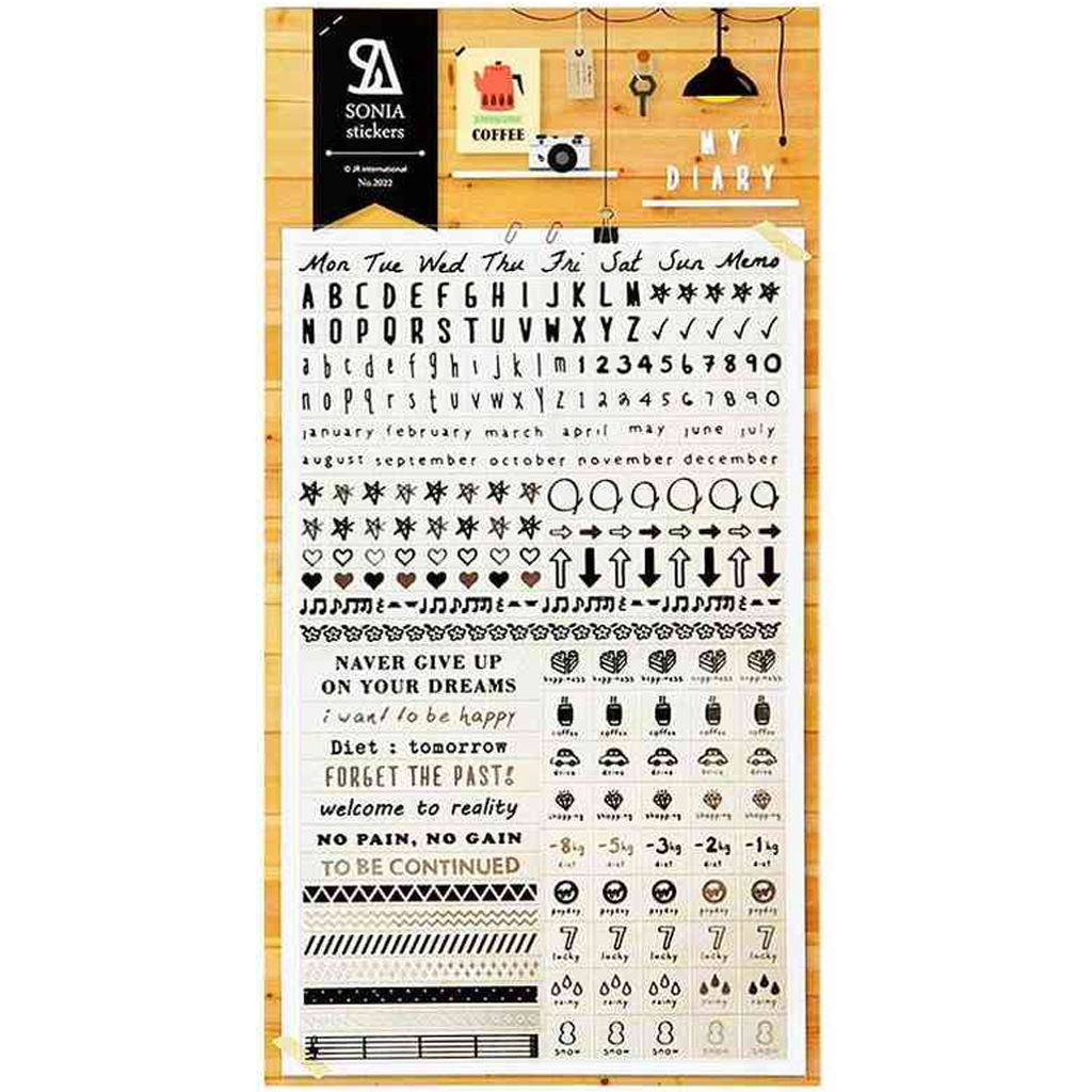 Sonia's Design Sticker My Diary