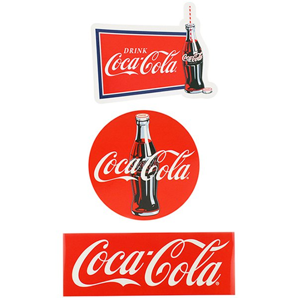 Sakamoto Coca-Cola Decoration Sticker Navy