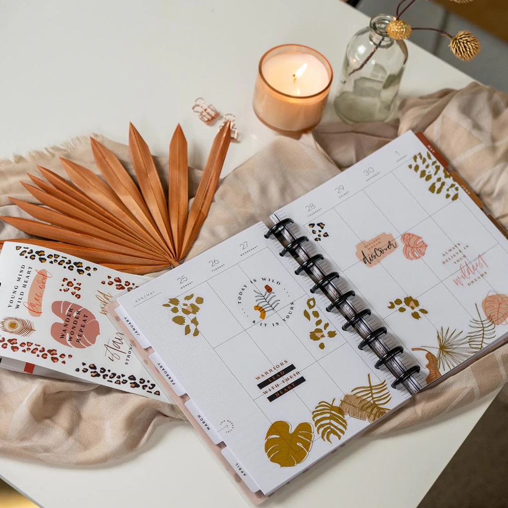 The Happy Planner Sticker Sheets - Neutral Jungle