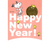 Hallmark Peanuts Snoopy Happy New Year Postcard