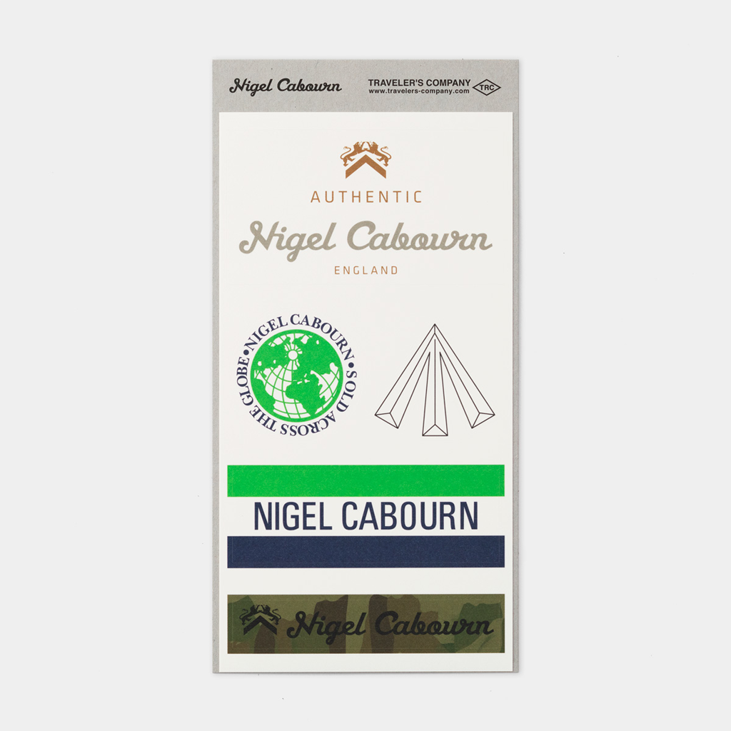 Traveler&#39;s Factory Sticker Nigel Cabourn 2021