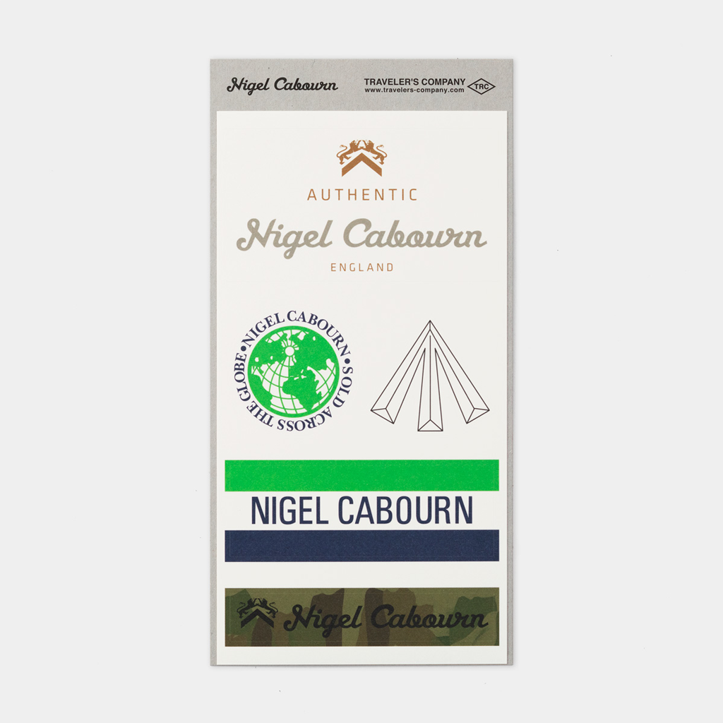 Traveler's Factory Sticker Nigel Cabourn 2021