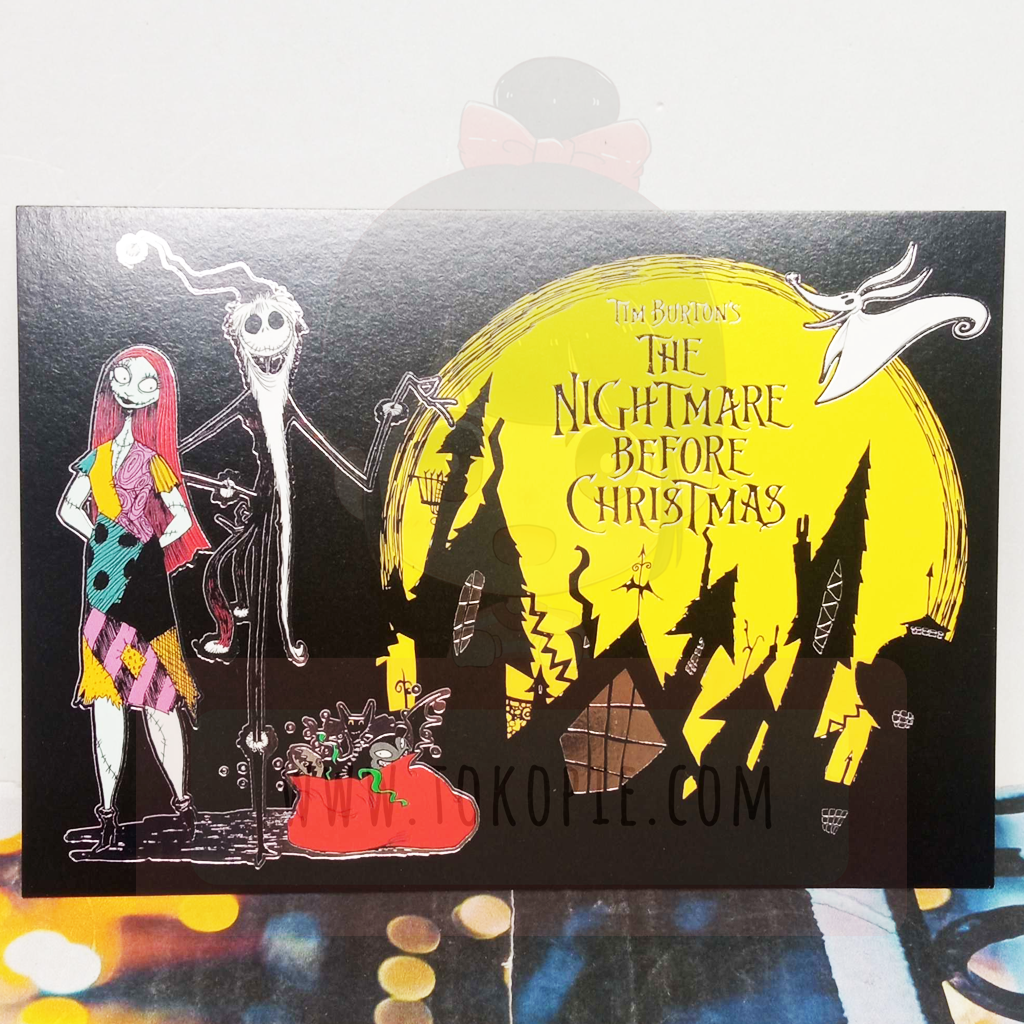 The Burton&#39;s The Nightmare Before Christmas Postcard