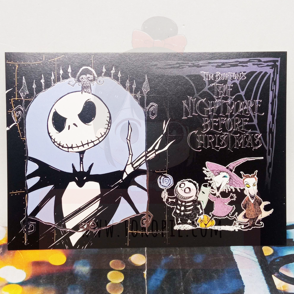 The Burton&#39;s The Nightmare Before Christmas Postcard