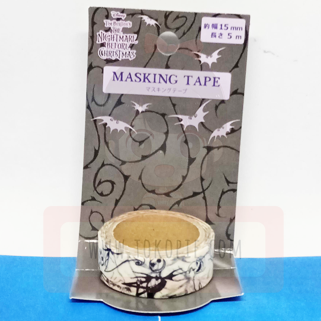 Motto Disney Nightmare Before Christmas Masking Tape Black & White