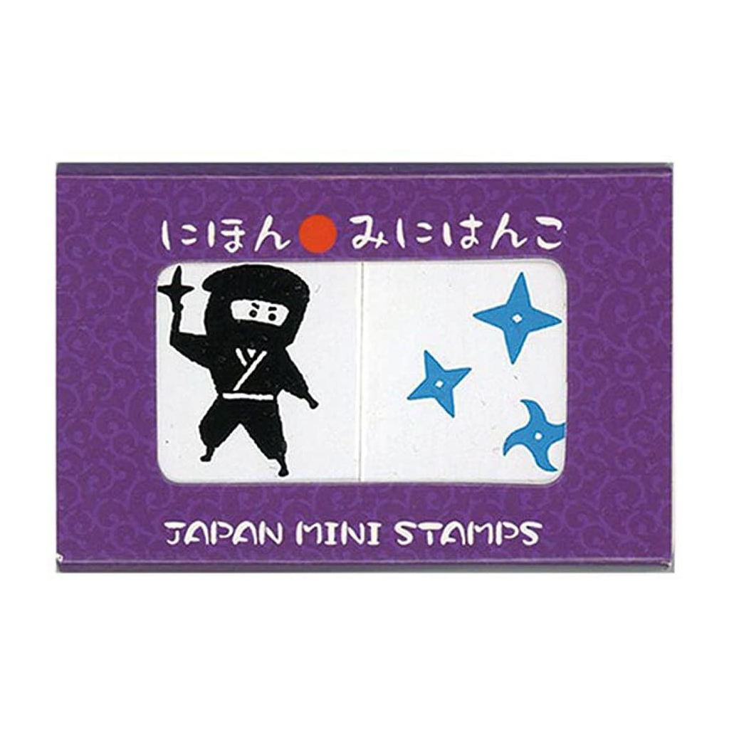 Kodomo No Kao Japan Mini Stamp - Ninja