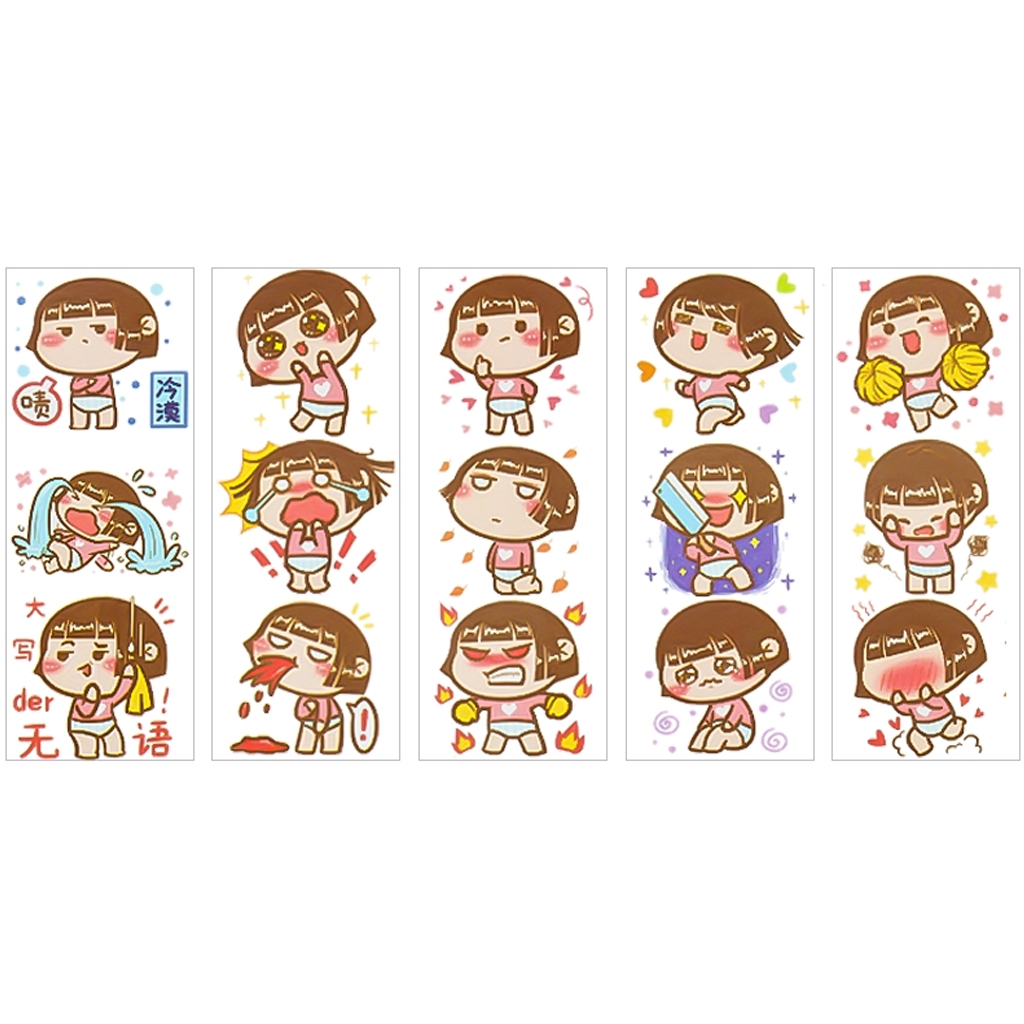 Lovely Girl Animal Washi Sampler