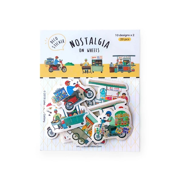 Deco Stickers Nostalgia On Wheels
