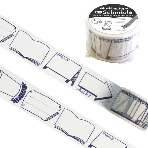 World Craft Masking Tape - Schedule Notes