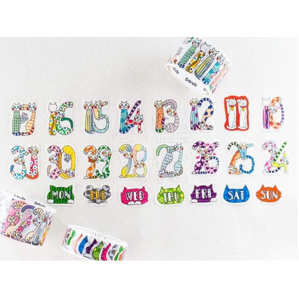 Bande Cat with Number