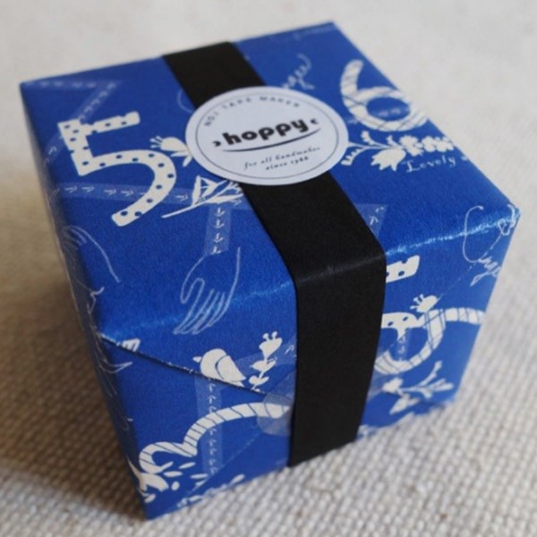 Hoppy Mini Box Tape - Dark Blue Number