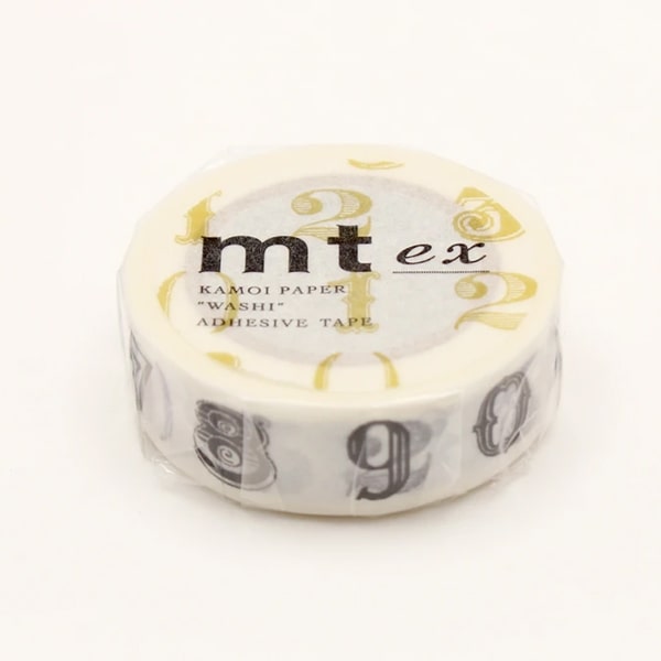 MT Masking Tape - Number / Symbol Black