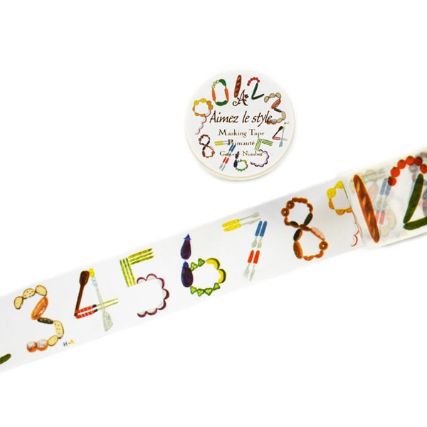 Aimez Le Style Masking Tape - Grocery Number