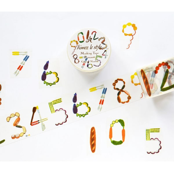 Aimez Le Style Masking Tape - Grocery Number