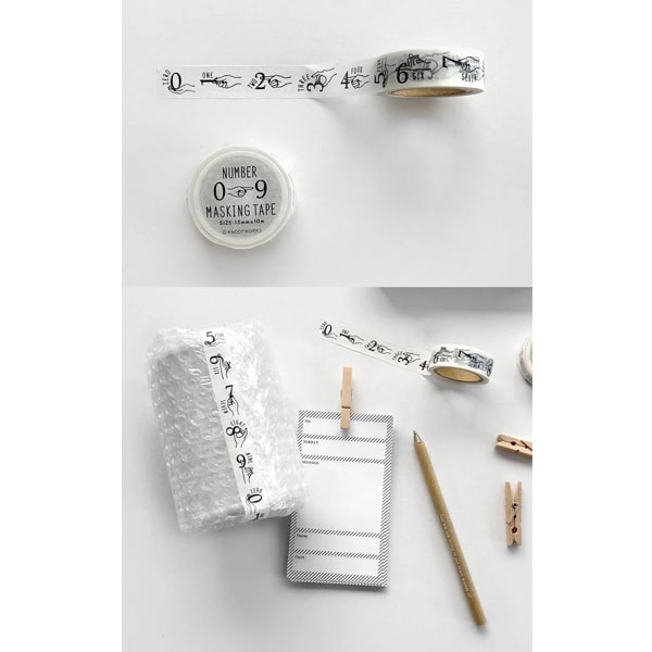 Knoopworks Masking Tape - Number