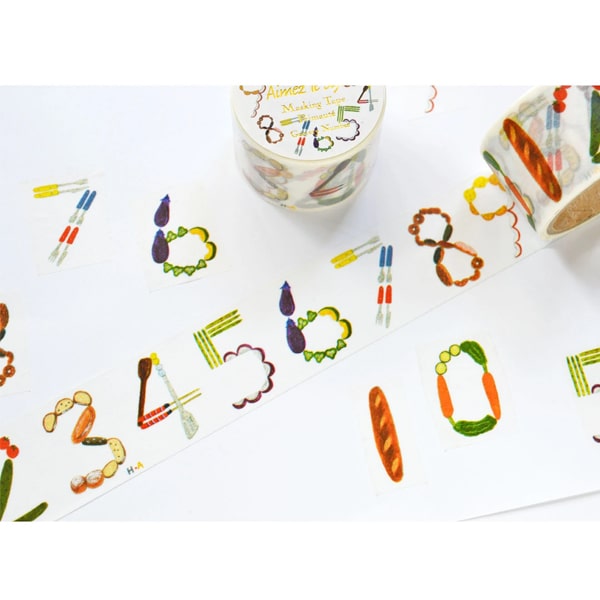 Aimez Le Style Masking Tape - Grocery Number