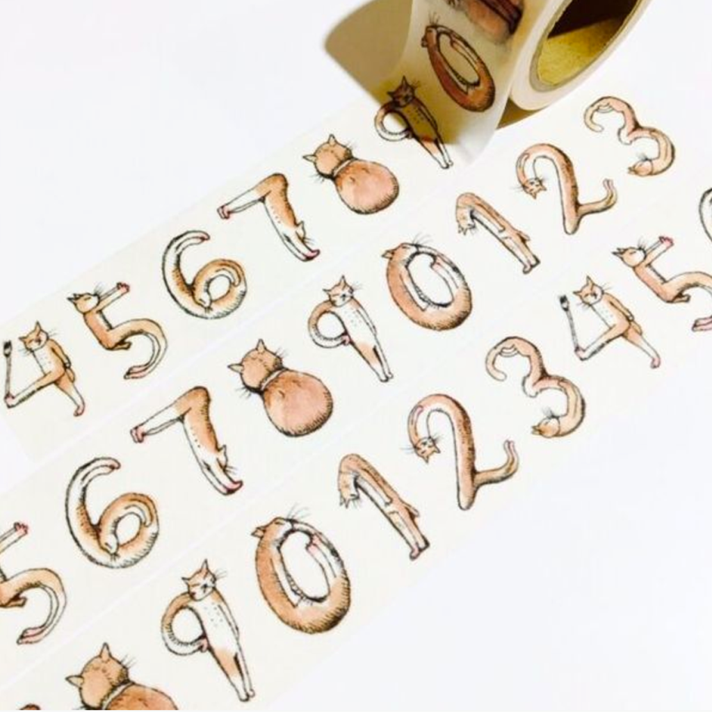 Holbein X Yuko Higuchi Masking Tape - Cat Number