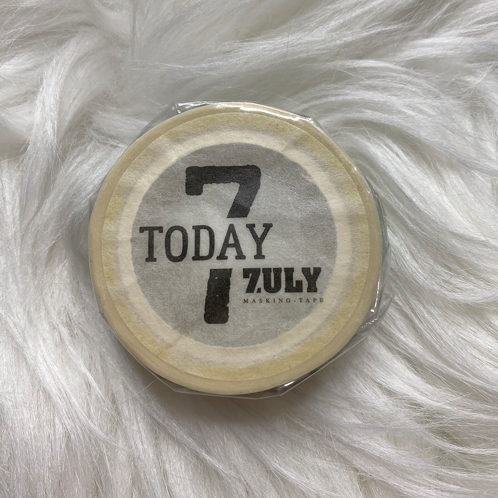 7ULY Masking Tape - Today Number