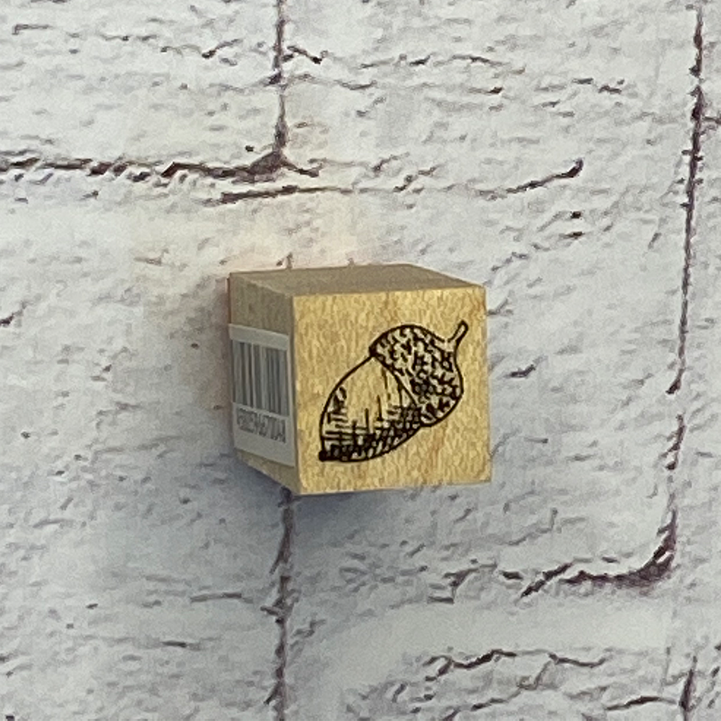 Akamegane Mini Rubber Stamp - Nuts