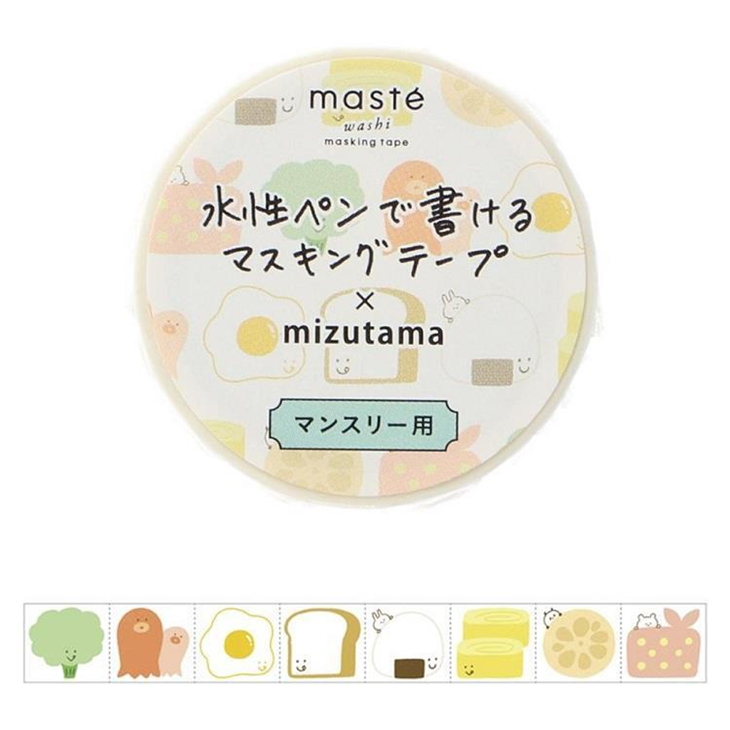 Maste X Mizutama Writable Masking Tape Obento