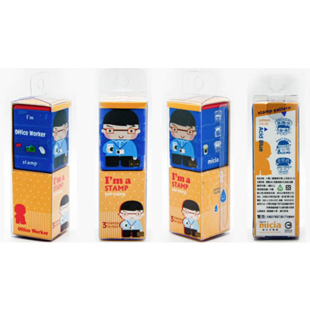 Micia Little Shiren Jenga Stamp - Office Workers