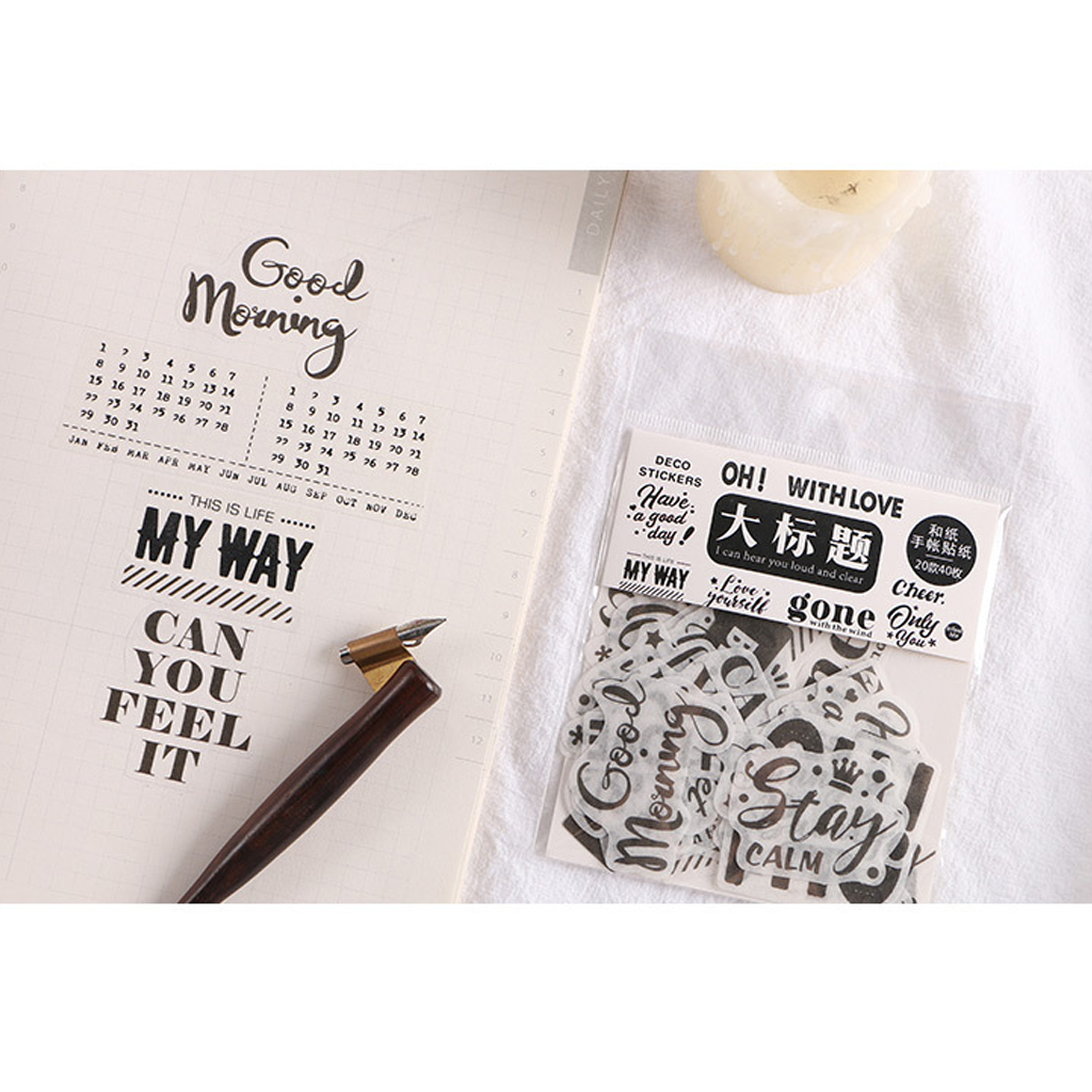 Infeel.me Deco Stickers Oh With Love