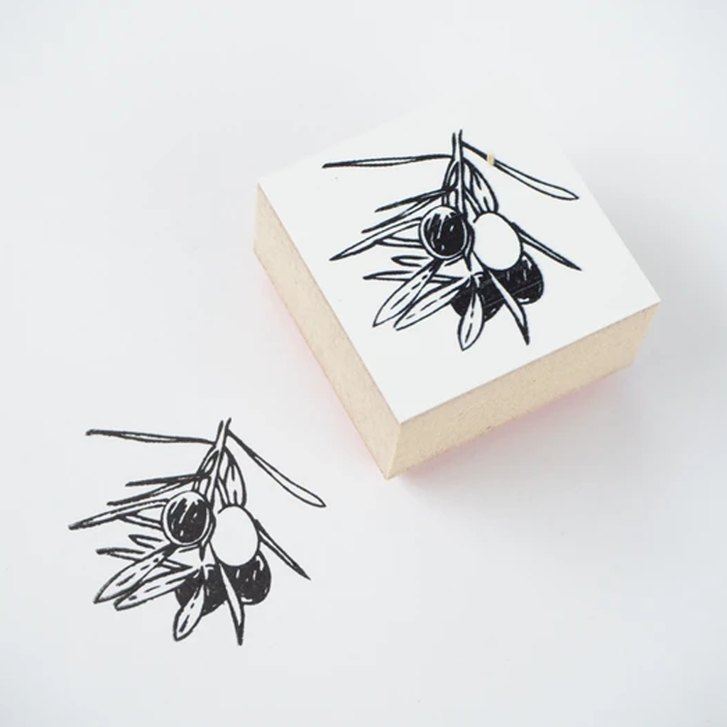 Yumi Imai Rubber Stamp - Olive