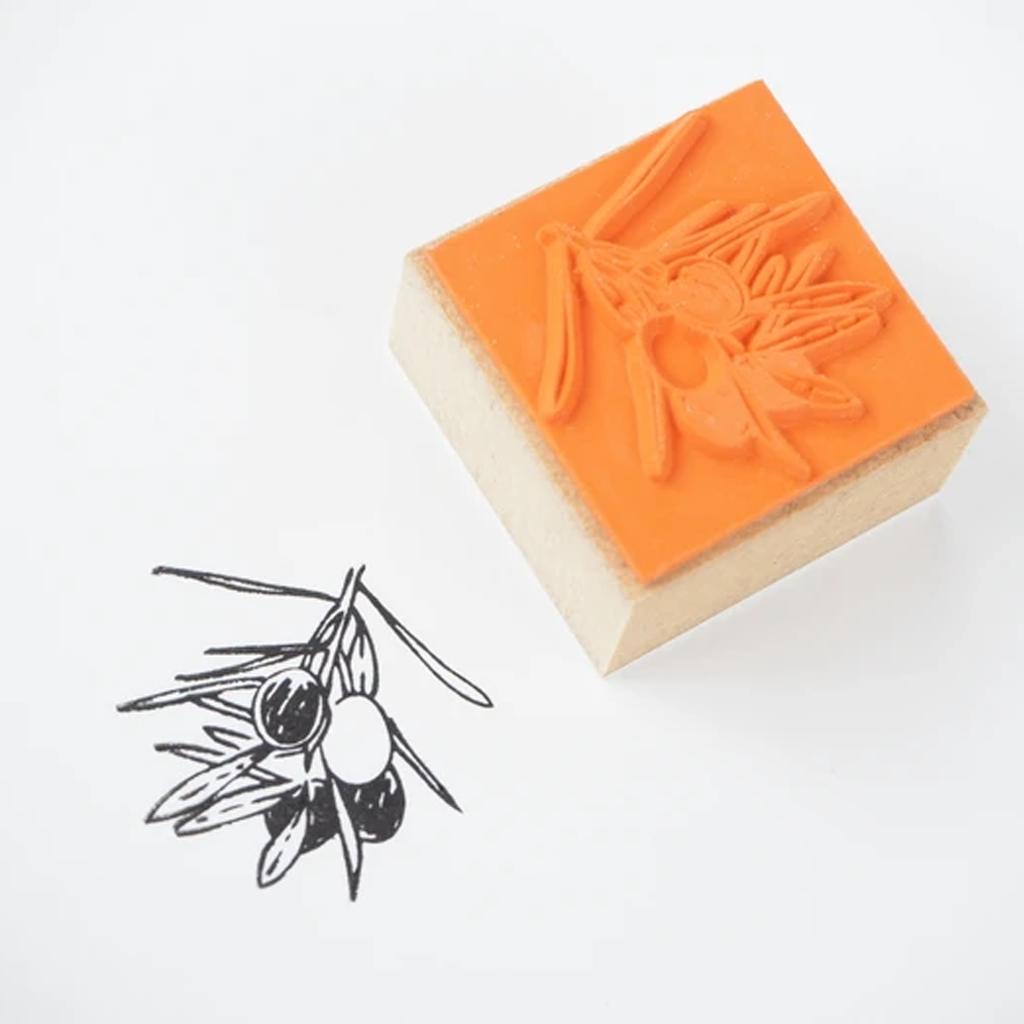 Yumi Imai Rubber Stamp - Olive