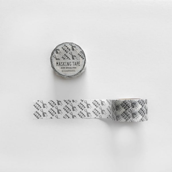 Knoopworks Masking Tape - Open Here