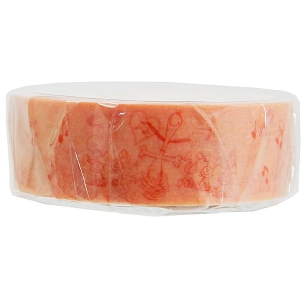 Peanuts Snoopy Rabbit Orange Masking Tape