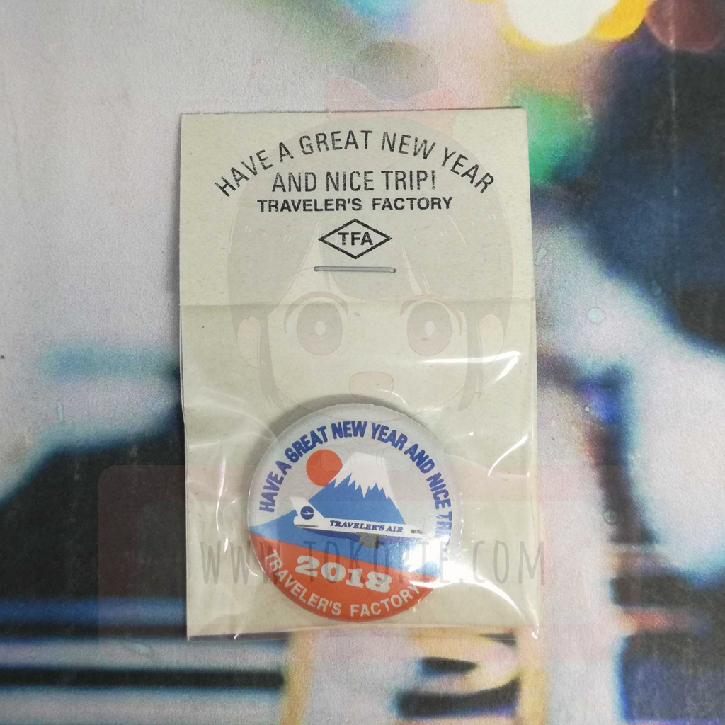Traveler&#39;s Factory Have A Great New Year And Nice Trip 2018 Mini Badge