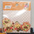 Sanrio Orange Pig Japanese Style New Year Flake Sticker