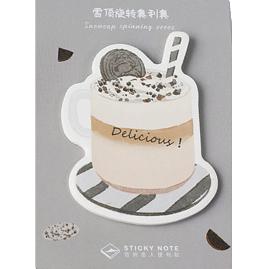 Sticky Note Snowcap Spinning Oreos