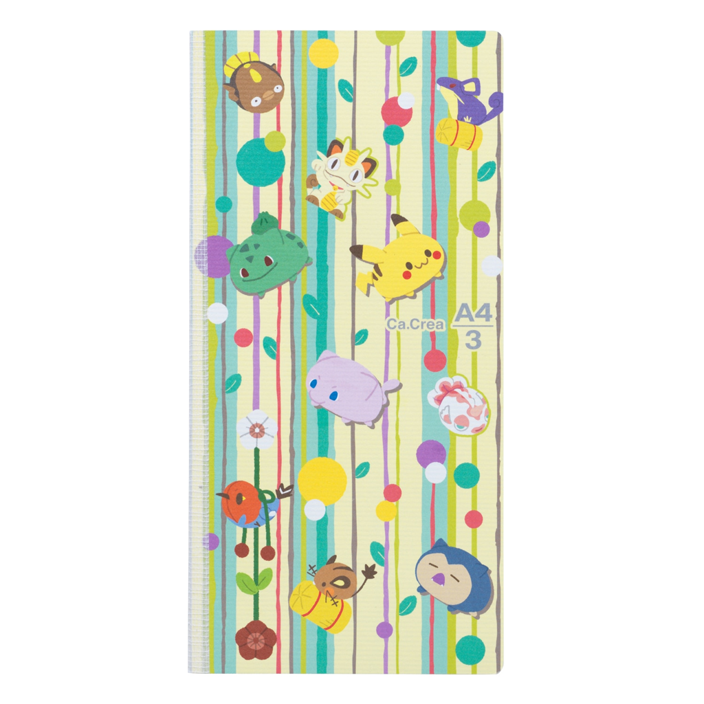 Ca.Crea A4 Small Notebook Japanese Pattern Pokemon Otedama