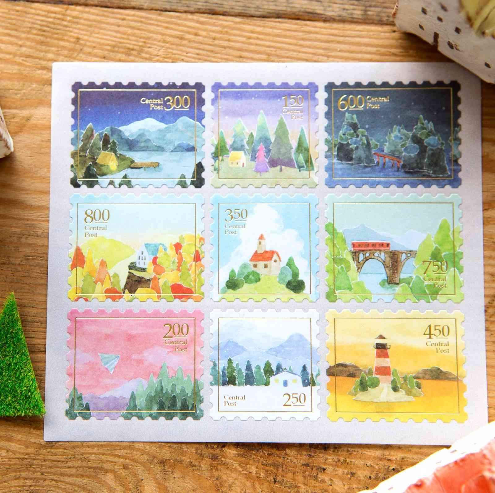 OURS Central Post Postage Stickers