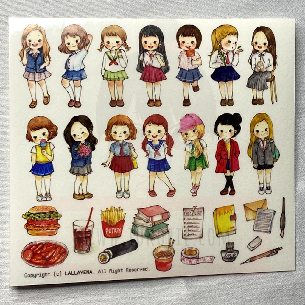 Lallayena Decoration Sticker - Outfit