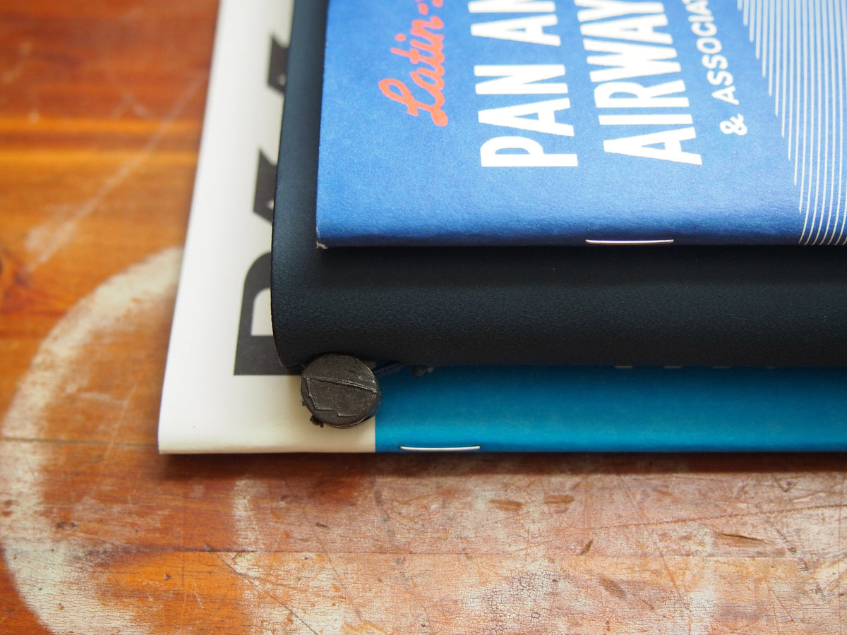 Midori Traveler&#39;s Notebook Blue Edition (LIMITED EDITION 2015) Leather Cover Set