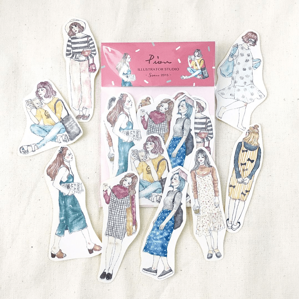 Pion Flake Stickers Pack 1