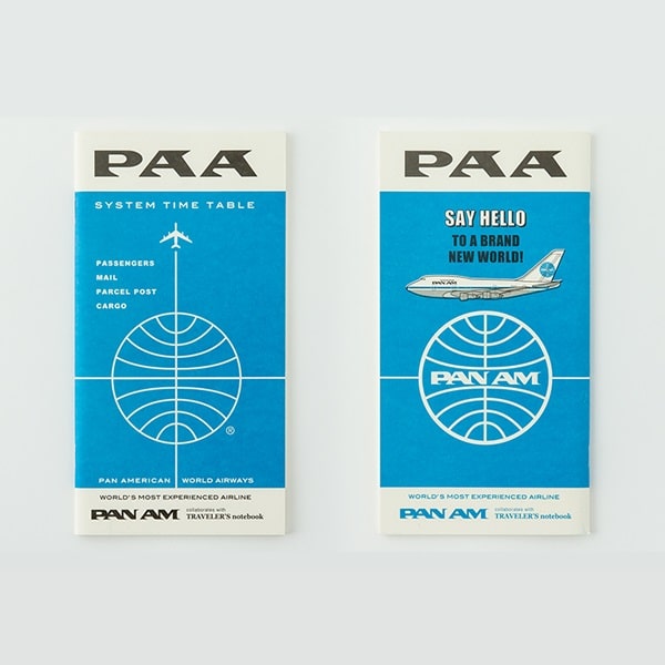 TRAVELER’S Notebook x PAN AM Blank Refill Regular Size