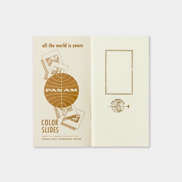 TRAVELER’S Notebook x PAN AM Blank Refill Regular Size