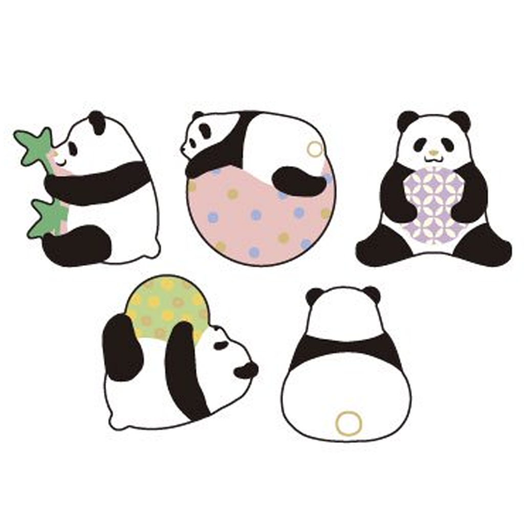 Active Corporation Panda Flake Sticker