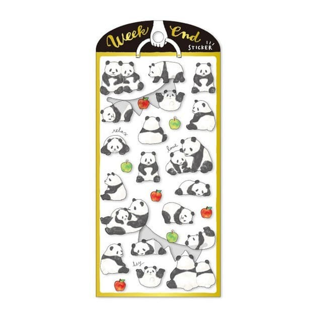 Mind Wave Weekend Sticker Panda