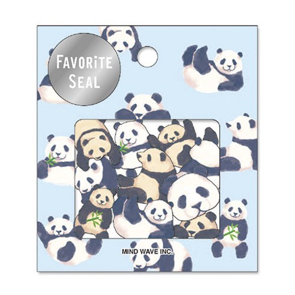 Mind Wave Panda Favorite Seal Flake Sticker